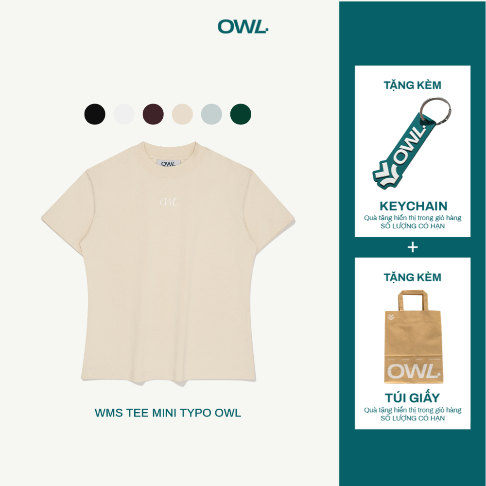 Áo thun nữ Owlbrand Minitypo [Only SV]