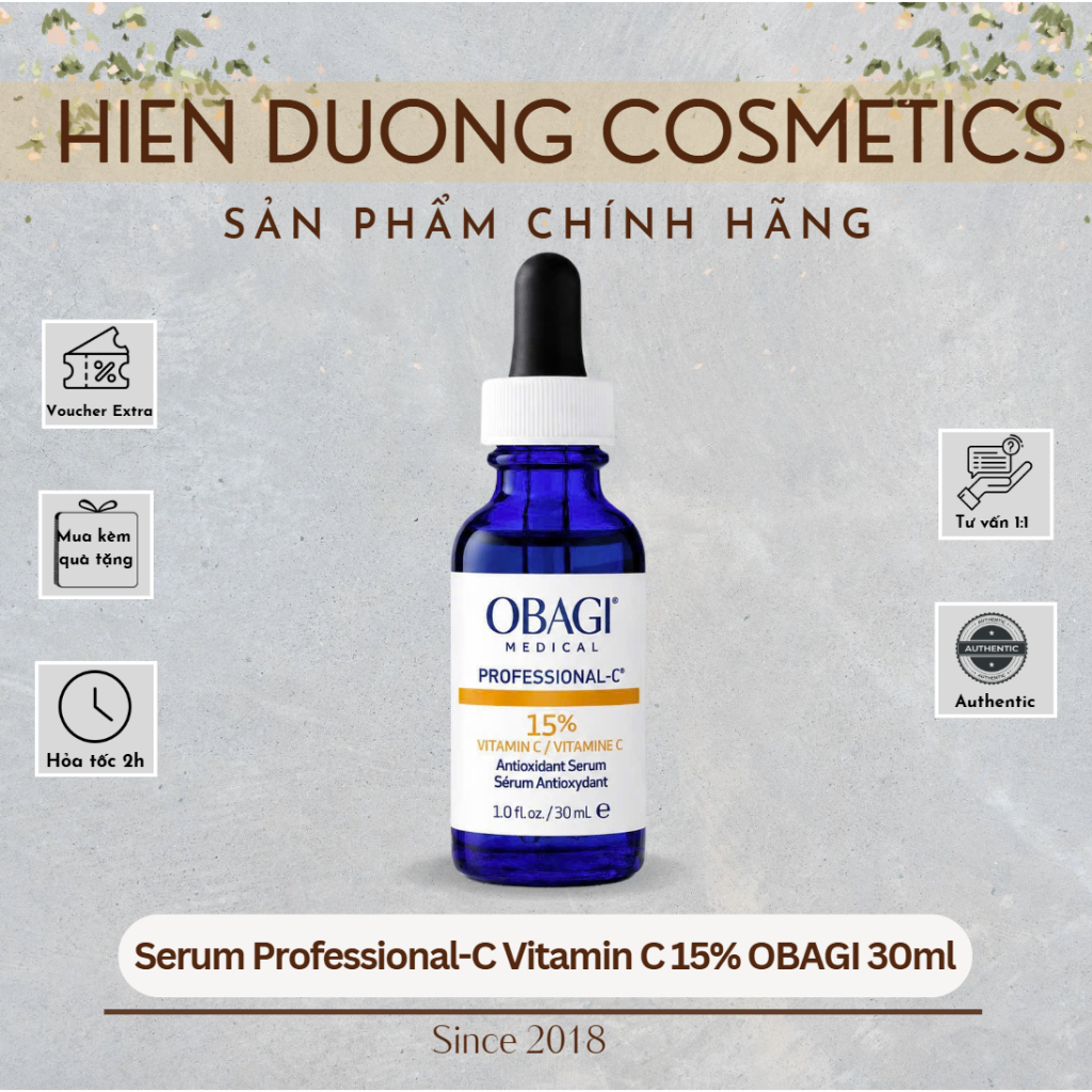 [Đại lý chính hãng] Serum Professional-C Vitamin C 15% OBAGI 30ml | Dưỡng Sáng Da & Chống Oxy Hóa