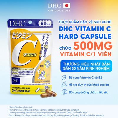 [Live] Viên uống DHC Vitamin C (60 Ngày) - Thực phẩm bảo vệ sức khoẻ DHC VITAMIN C HARD CAPSULE