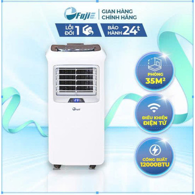 Máy lạnh đứng di động nhập khẩu FUJIE  Công suất làm lạnh 12000BTU - Bảo hành điện tử toàn quốc