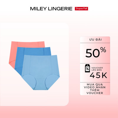 [Quần Lót Nữ] Combo 3 Quần Lót Nữ Polyamide Không Viền Tàng Hình Miley Lingerie Mềm Hơn Su Đúc Thoáng Khí Thấm Tốt
