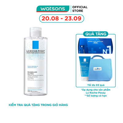Nước Làm Sạch Sâu Và Tẩy Trang La Roche-Posay Dành Cho Da Nhạy Cảm 400ml