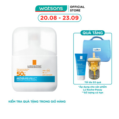 Dưỡng Chất Chống Nắng Kiềm Dầu La Roche-Posay Anthelios UVAIR Serum Sunscreen SPF50 PA++++ 50ml