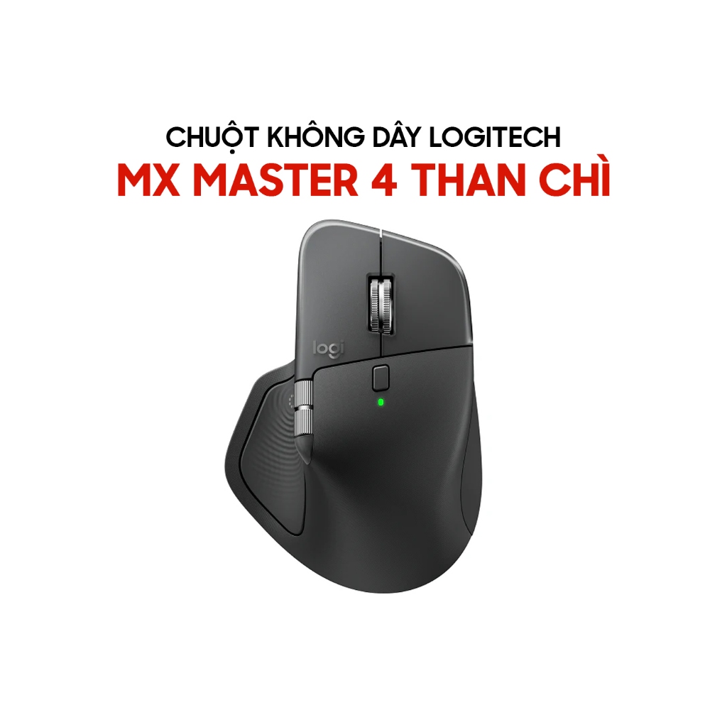 [TẶNG ÁO LOGITECH] Chuột không dây Logitech MX Master 4 Bluetooth - Chính hãng
