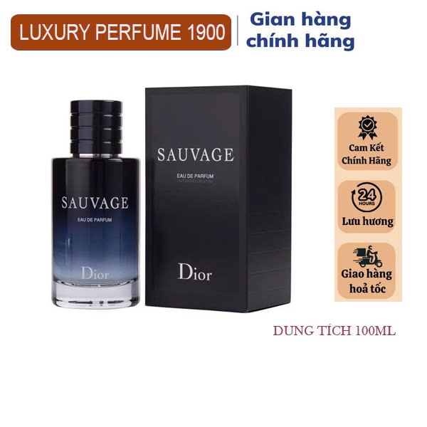 [Chính hãng] Nước hoa nam Dior sauvage EDP 100ml, lưu hương lâu, nam tính, lịch lãm, đẳng cấp phái m
