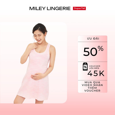 Đầm ngủ bầu cotton Nature Wind Miley Lingerie - Mềm Mại, Thoáng Mát DCP_08