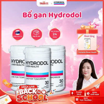 Viên bổ gan HYDRODOL LIVER HEALTH của Úc lọ 30 viên