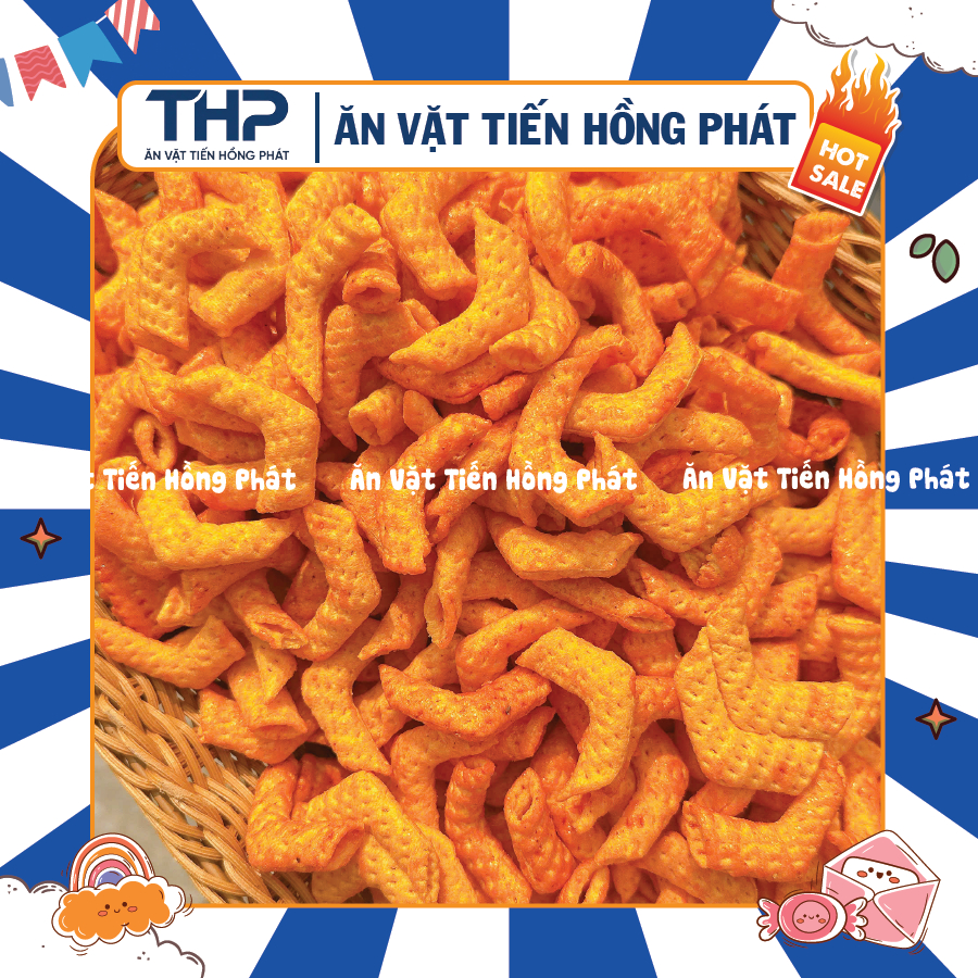 Snack Bim Bim Cánh Gà Đỏ Cay Ngọt Lắc Phô Mai, Bim Bim Cánh Gà Tuổi Thơ