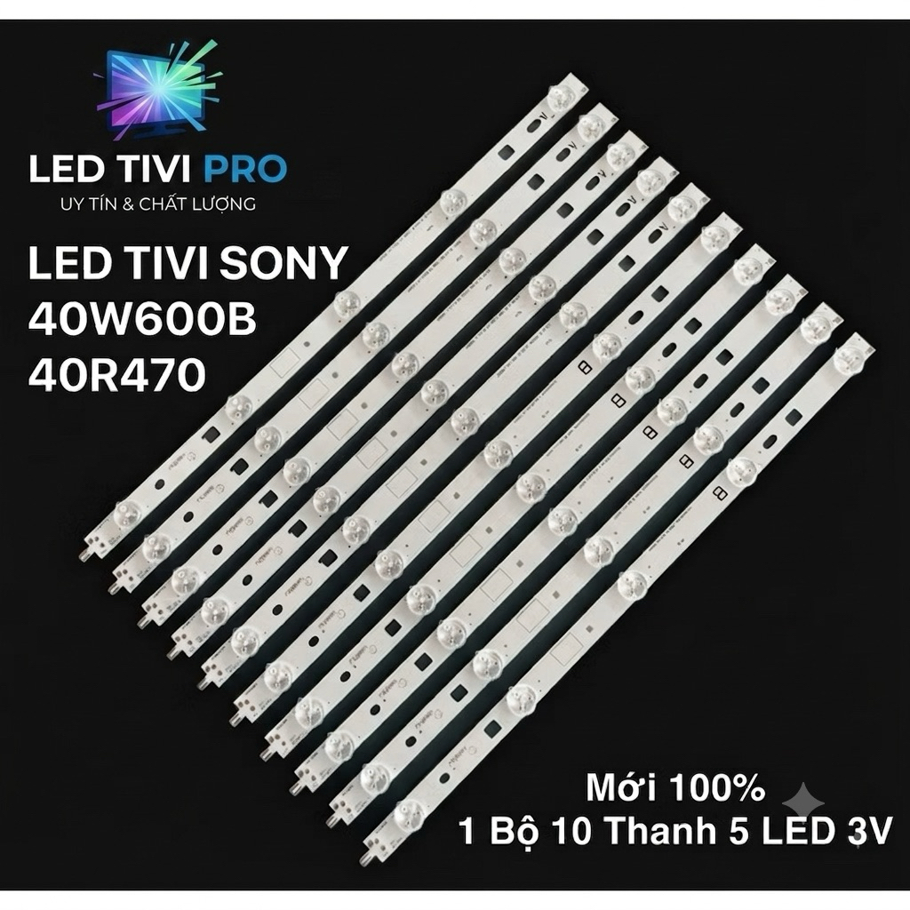 LED SONY 40W600B/ 40R470 -10 thanh 5 led 3v