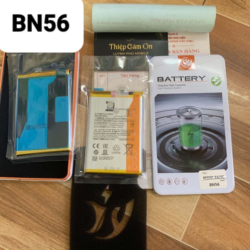Pin redmi 9A/redmi 9C/poco phone m2 pro 5000mAh BN56