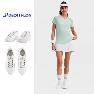 Giày tennis pickleball mọi loại sân essential cho nữ trắng Decathlon ARTENGO mã 8652176