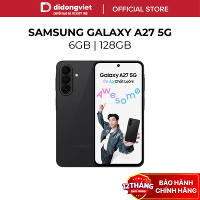 Điện Thoại Samsung Galaxy A27 5G 6GB | 128GB - Màn hình 6.7", 120Hz, Camera 50MP - Hàng Chính Hãng