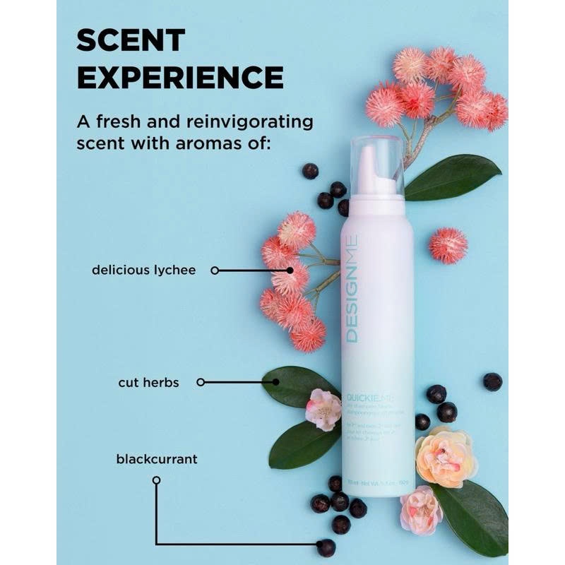 Dầu gội khô Design Me Hair QUICKIE.ME Dry Shampoo Foam