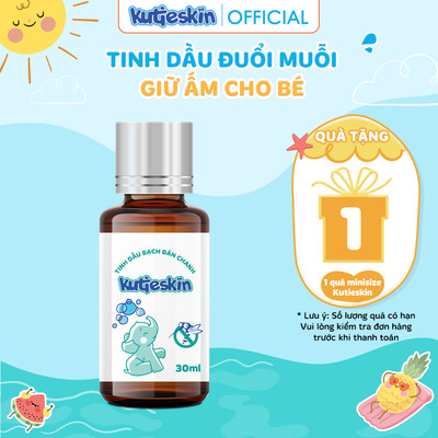 Tinh dầu bạch đàn chanh Kutieskin 30ml Cho Bé giúp đuổi muỗi, giữ ấm cơ thể