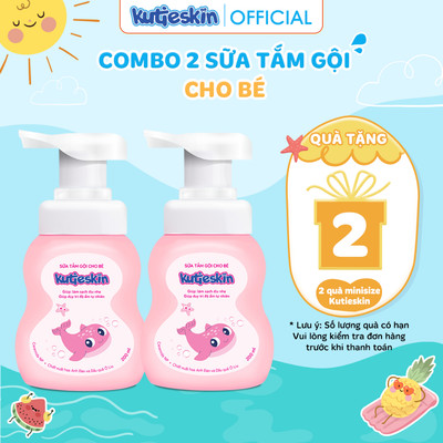 Combo 2 Sữa Tắm Gội Kutieskin Cho Bé - 2 KKT03