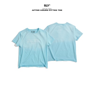 Áo thun Fitted Tee After Hours Aqua Sky
