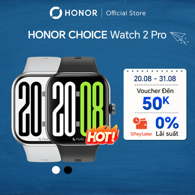 Đồng Hồ Thông Minh HONOR Choice Watch 2 Pro | Màn Hình AMOLED 1.97'' | Pin Đến 14 Ngày | Theo Dõi Sức Khỏe | BH 12 Tháng