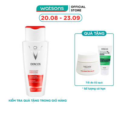 Dầu Gội Vichy Dercos Tăng Cường Dưỡng Tóc, Giảm Rụng Tóc 200ml