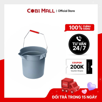 Xô Nhựa Có Miệng Rót 10L/14L Nhựa PP Dày, Quai Xách Tiện Lợi – Cobi Home
