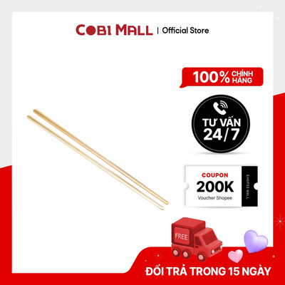 Bộ Đũa Muỗng Hàn Quốc Spring Vàng Chắc Tay, Chống Trơn, Nhỏ Gọn - Cobi Home