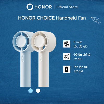 Quạt Cầm Tay Honor Choice Aisolove Handheld Fan | Pin 1200mAh | 5 Cấp Độ Gió  |  Gọn Nhẹ 125g | Độ Ồn Thấp | BH 12 Tháng