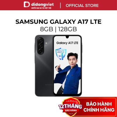 Điện Thoại Samsung Galaxy A17 LTE 8GB | 128GB - Màn hình 6,7" 90Hz, 5000mAh - Hàng Chính Hãng