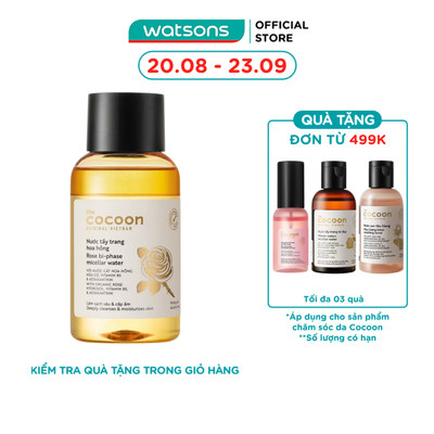 Nước Tẩy Trang Cocoon Hoa Hồng 140ml