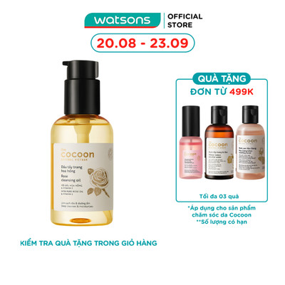 Dầu Tẩy Trang Cocoon Hoa Hồng 140ml
