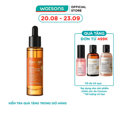 Tinh Chất Nghệ Hưng Yên Cocoon Sáng Da Mờ Vết Thâm C22 30ml