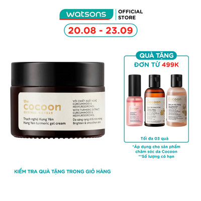 Kem Thạch Cocoon Chiết Xuất Nghệ Hưng Yên Turmeric Gel Cream 30ml