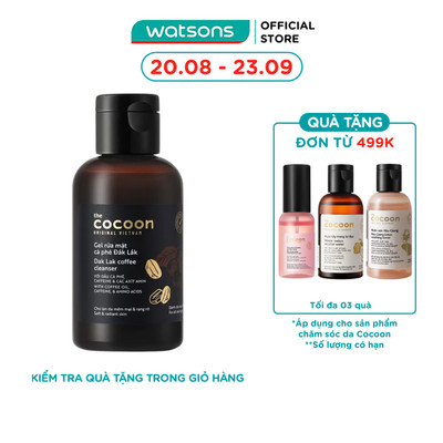Gel Rửa Mặt Cocoon Cà Phê Đắk Lắk 140ml