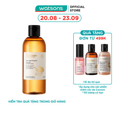 Nước Cân Bằng Nghệ Hưng Yên Cocoon Turmeric Toner 310ml