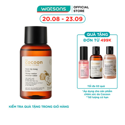 Nước Tẩy Trang Cocoon Winter Melon Bí Đao Làm Sạch Da Và Giảm Dầu 140ml