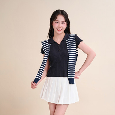 Áo Len Mongtoghi Nữ LAMER (Không kèm khăn) Dáng Suông Áo Len Tay Ngắn Thu Đông Basic Trẻ Trung Mchic SPD O61W26Q044