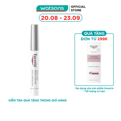 Bút Chấm Eucerin Giảm Đốm Nâu Và Thâm Nám Sau 2 Tuần Spotless Brightening Spot Corrector 5ml