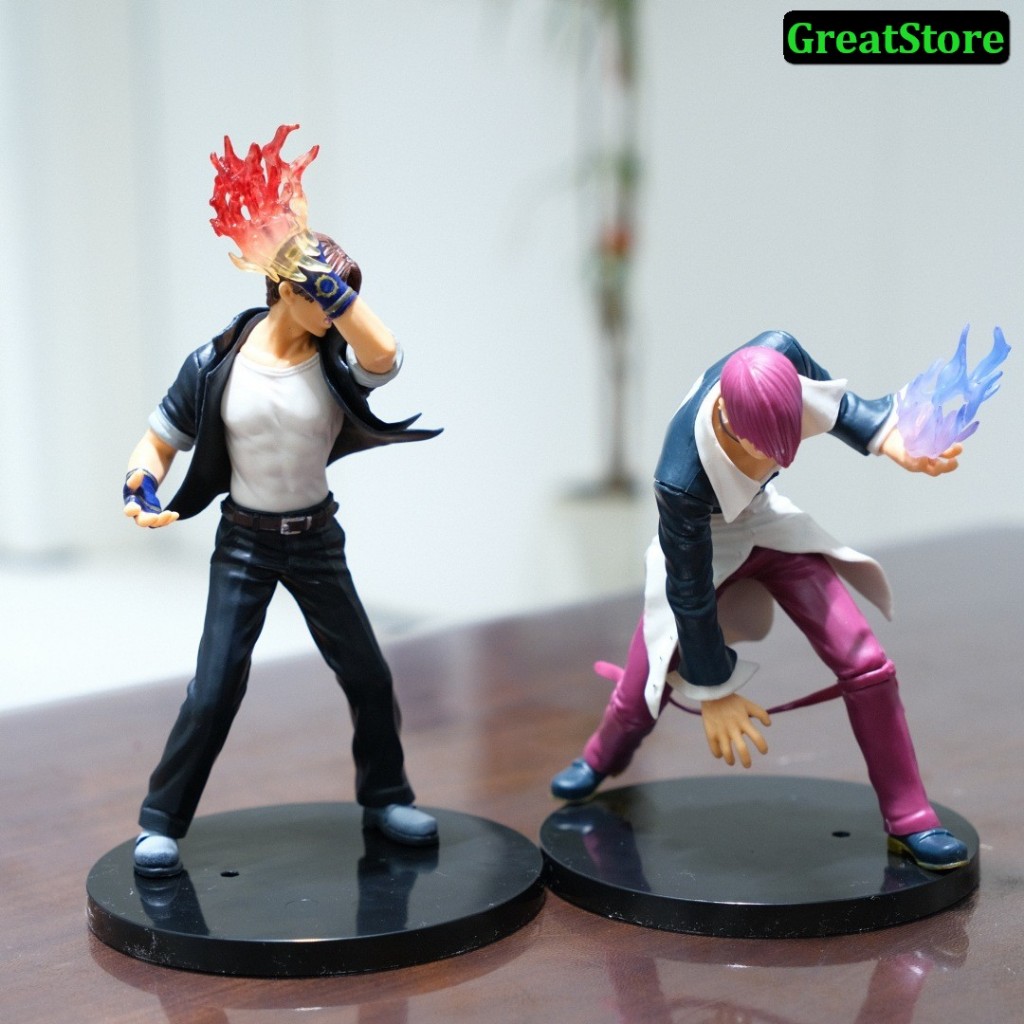 [ Sẵn ] Mô hình Kyo Kusanagi và Iori Yagami trong The King of Fighters '98 action figure 16-19cm