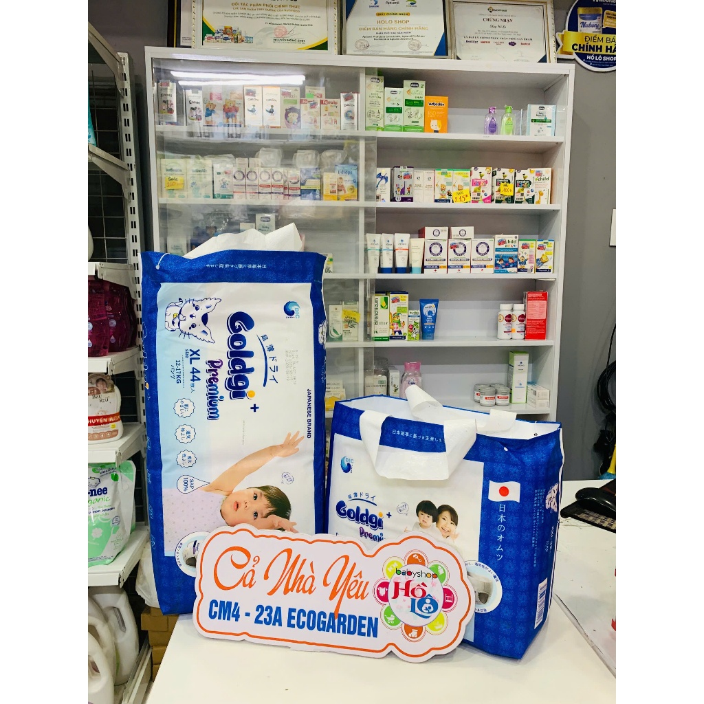 Bỉm Goldgi+ Premium Cao Cấp Cho Bé