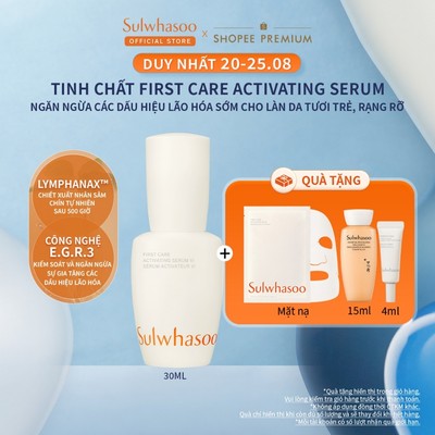 [LIVE] Tinh chất chống lão hoá từ gốc Sulwhasoo First Care Activating Serum 30ML