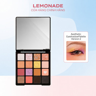 [LIVESTREAM KOL] Bảng phấn mắt Lemonade Aesthetic  Eyeshadow Palette Version 2 20.8g