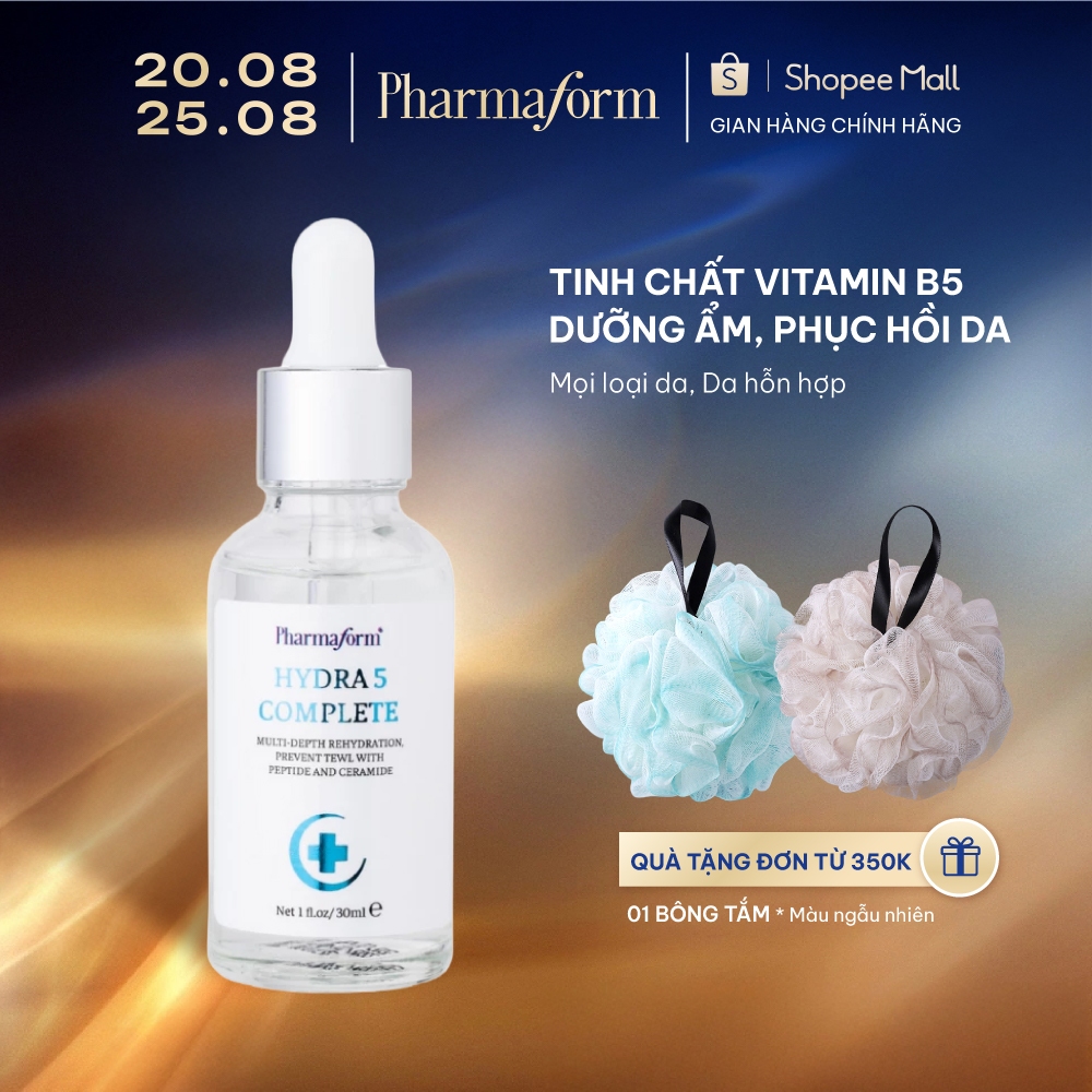 Serum cấp ẩm và phục hồi da Pharmaform Hydra 5 Complete Serum