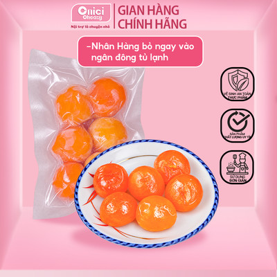 Lòng đỏ trứng muối 6 quả ONICI (túi hút chân không)