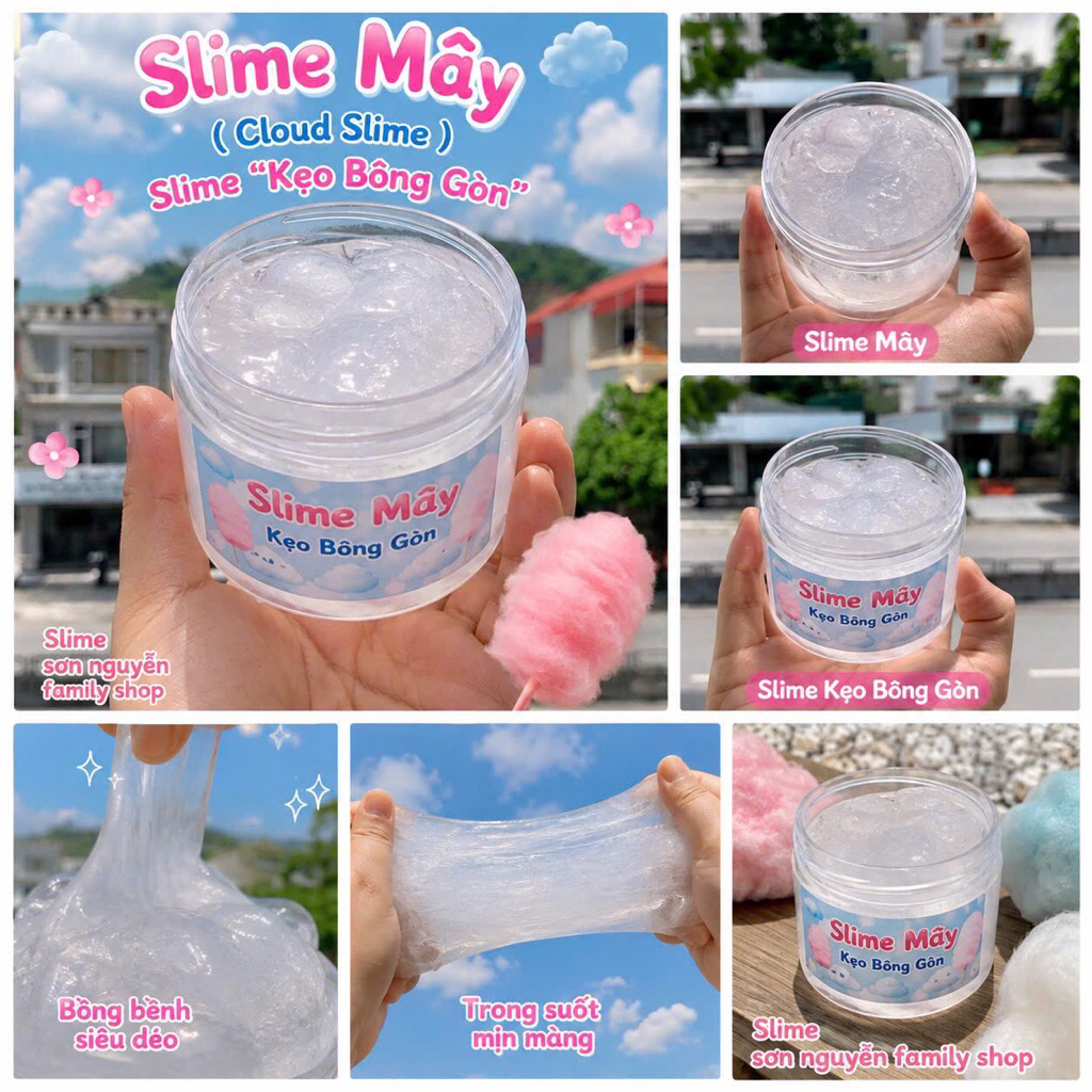 Slime Mây Trong Suốt * Slime Mây Bồng Bềnh
