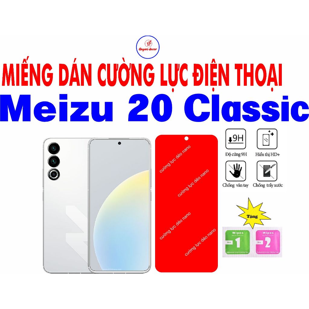 Cường lực dẻo cho điện thoại meizu 20 Classic