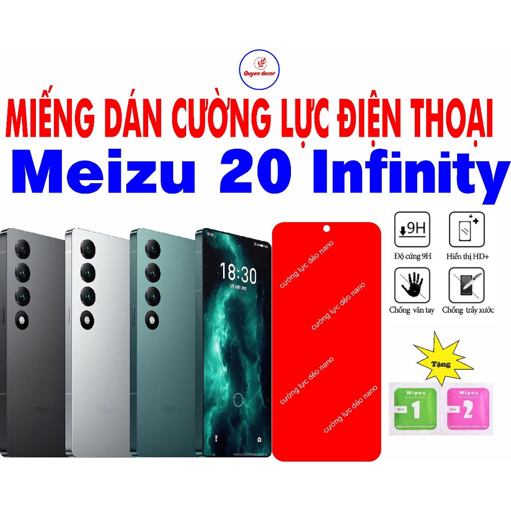Cường lực dẻo cho điện thoại meizu 20 Infinity