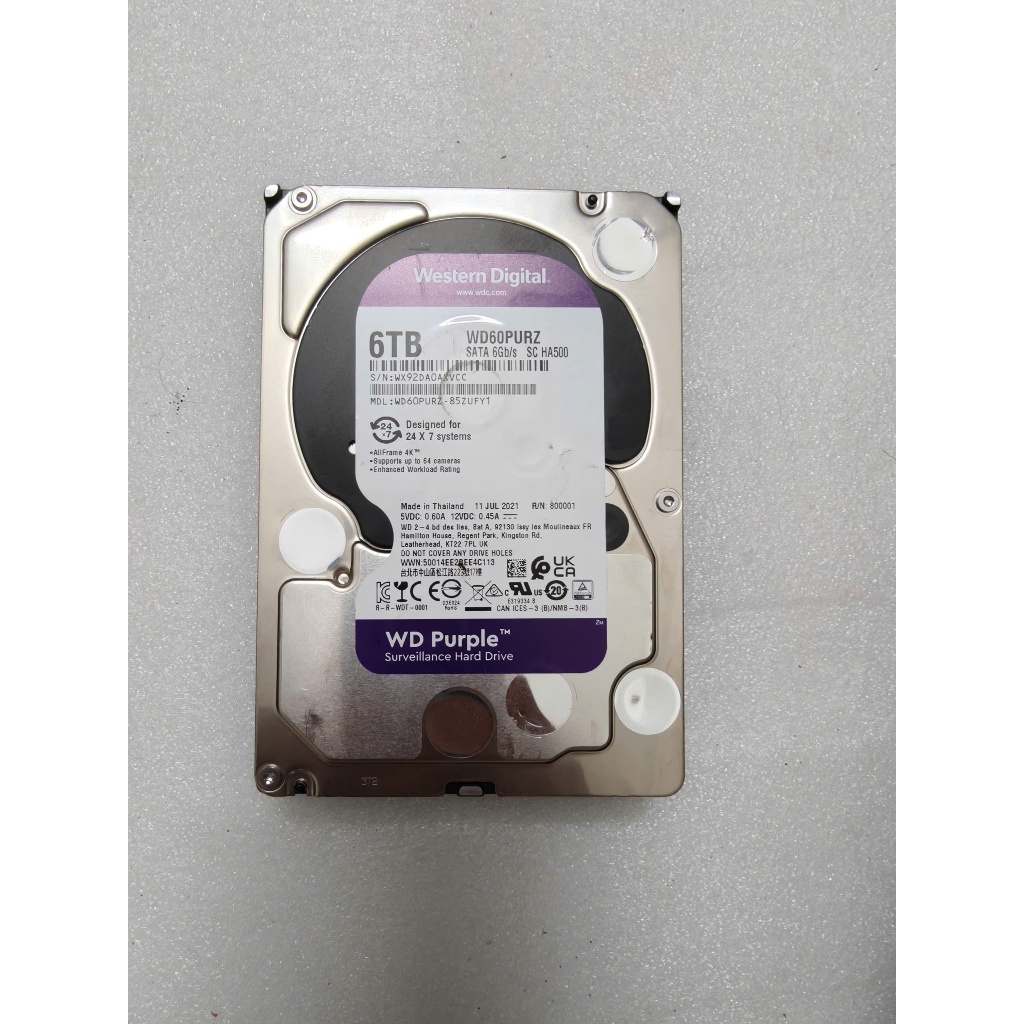 [USED, siêu rẻ] HDD ổ cứng WD purple 2TB,3TB,6TB