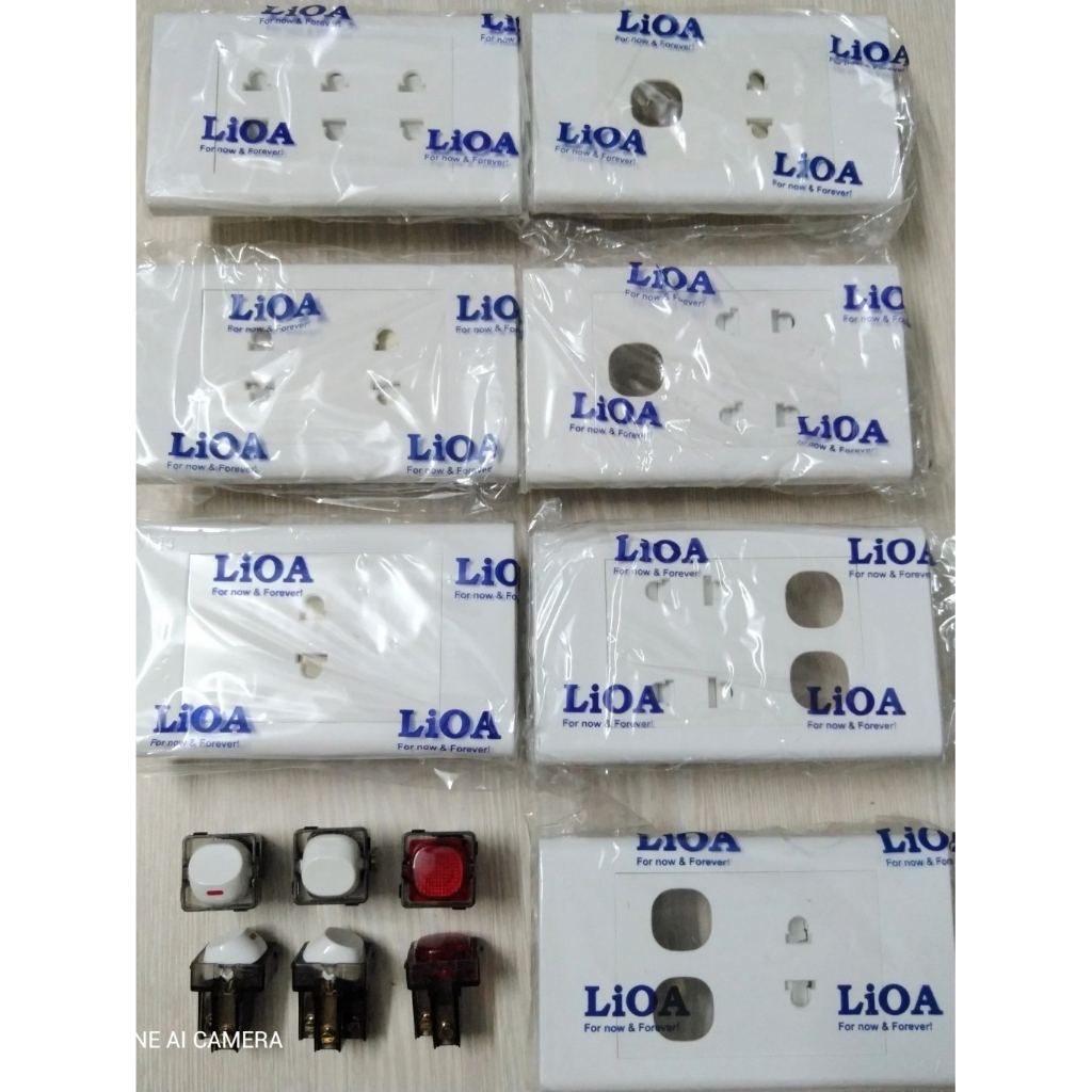 [CHÍNH HÃNG] Thiết bị mặt ổ cắm, công tắc, mặt nạ ổ LIOA chống cháy