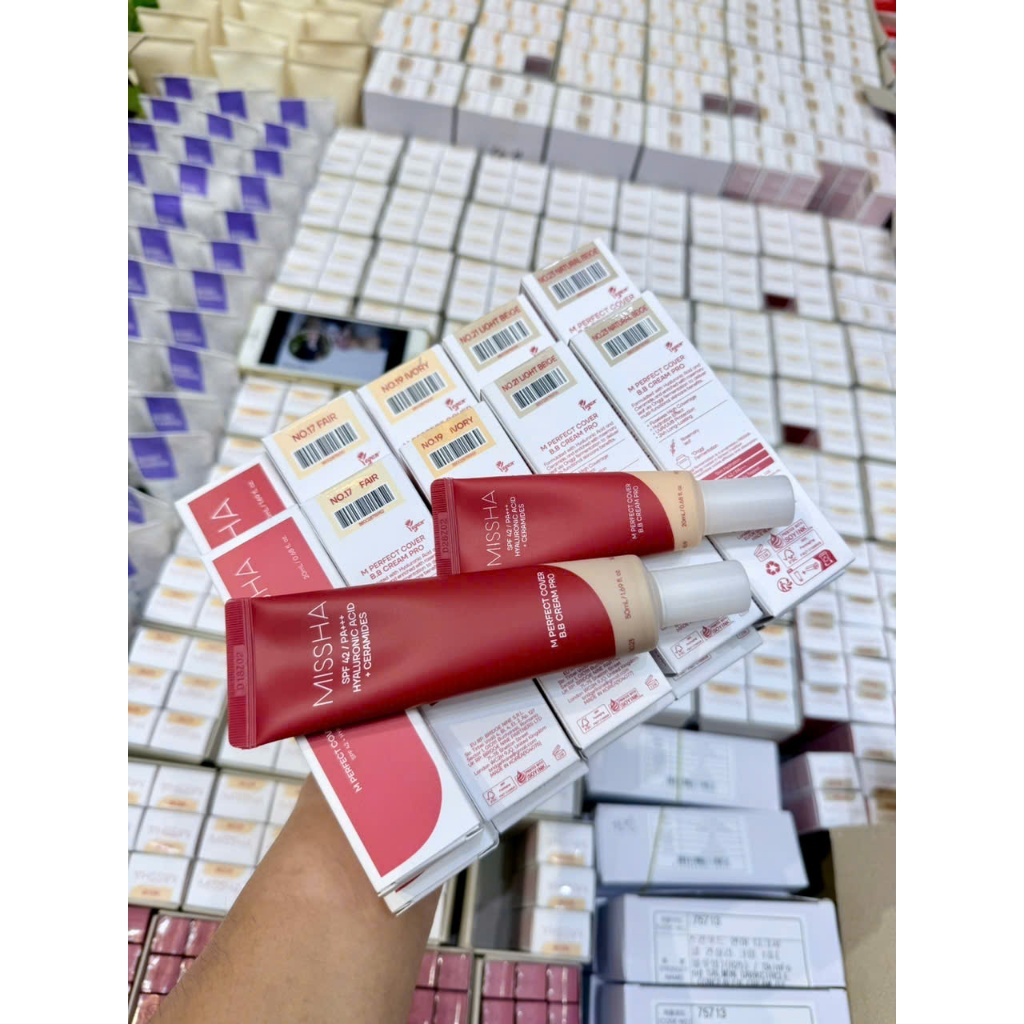 Kem Nền BB Đa Năng MISSHA M Perfect Cover BB Cream Pro SPF 42 50ml, 20ml