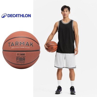Quả bóng rổ cỡ 6 theo tiêu chuẩn fiba bt500 touch cam Decathlon TARMAK mã 8648079