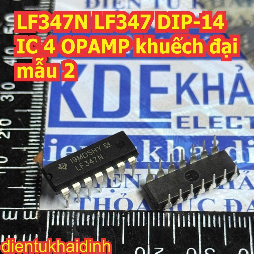 10 con LF347N LF347 DIP-14 IC 4 OPAMP khuếch đại kde0738