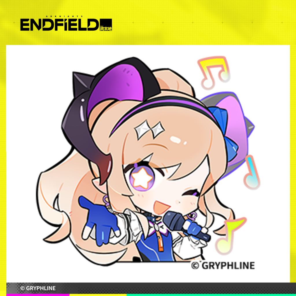 Sticker Arknights Endfield - Hình dán Liino và Arcane
